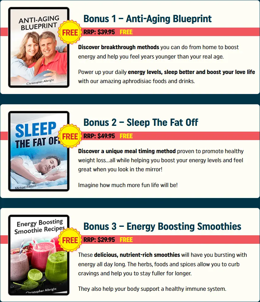 Nagano Lean Body Tonic 3 Free bonuses