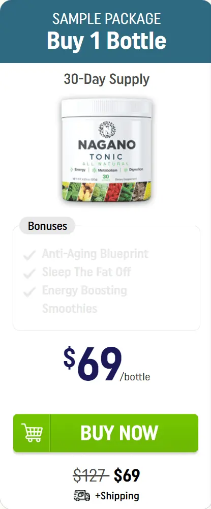 Nagano Lean Body Tonic buy 1 bottle