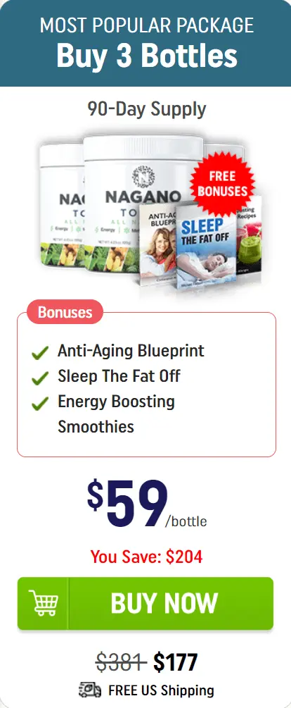 Nagano Lean Body Tonic buy 3 bottles